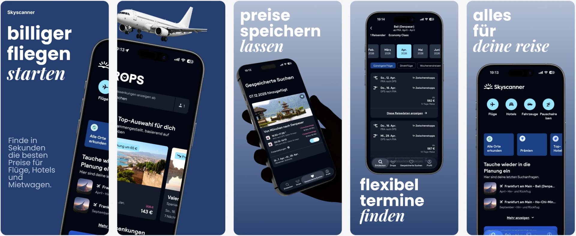 App screenshots before translation — English