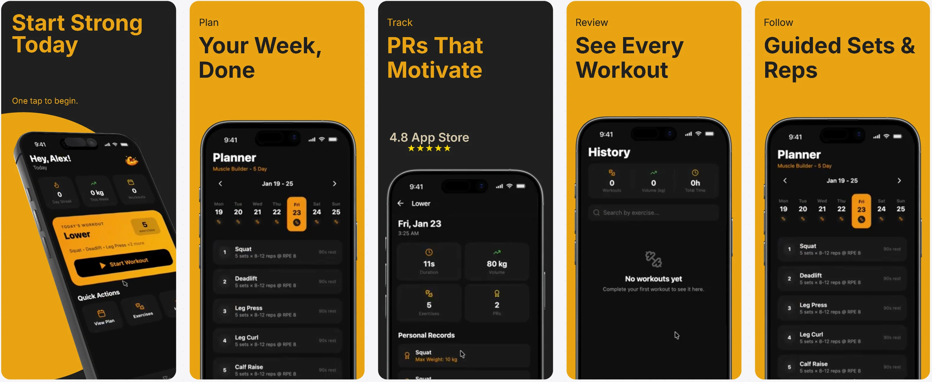 Start Strong - Morning routine app - Created with AppLaunchFlow