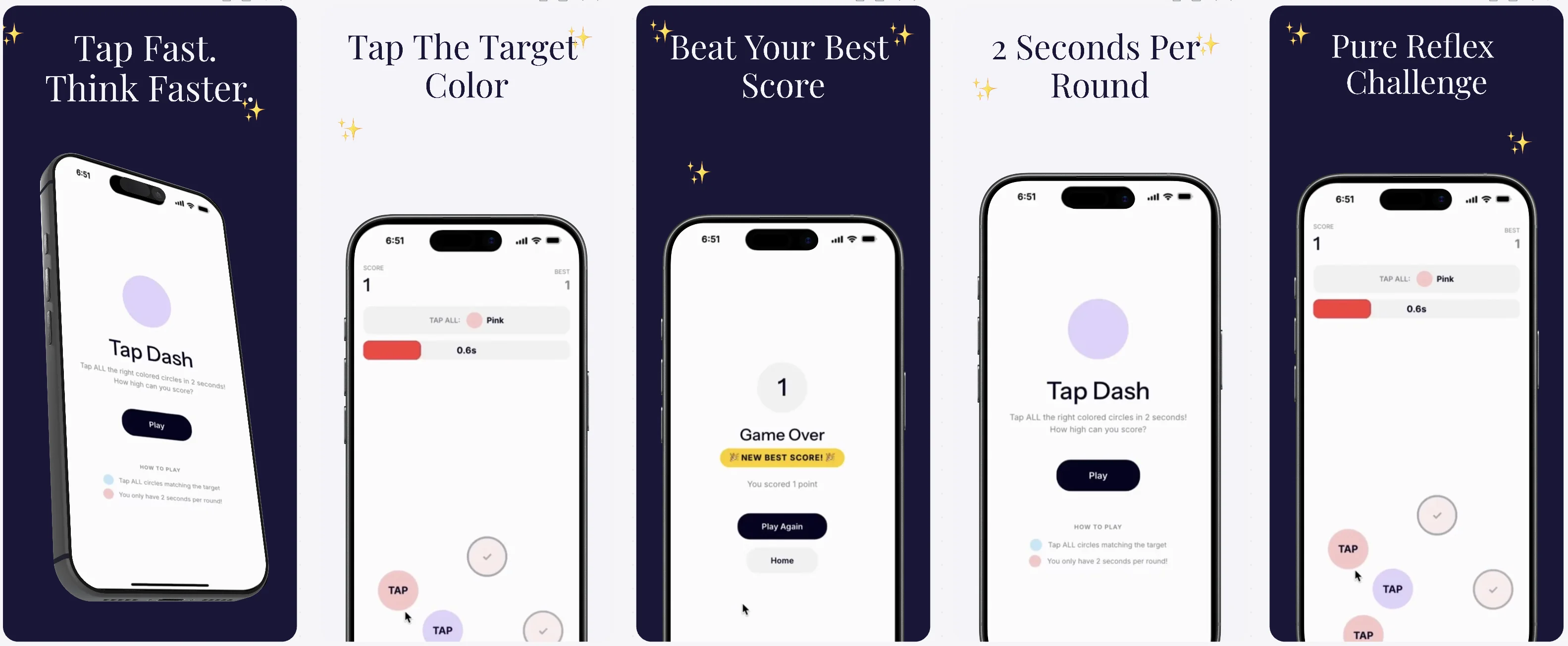 Think Fast - Brain training games - Created with AppLaunchFlow