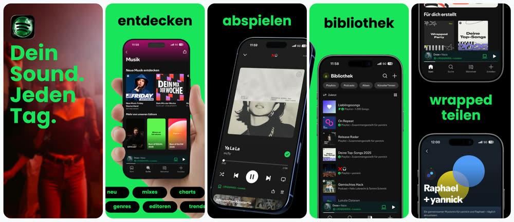 App Store screenshots